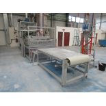 Gasbarre insulation board, 28 tonne electric press, serial no. 20201571, bed size 680 x 980mm,