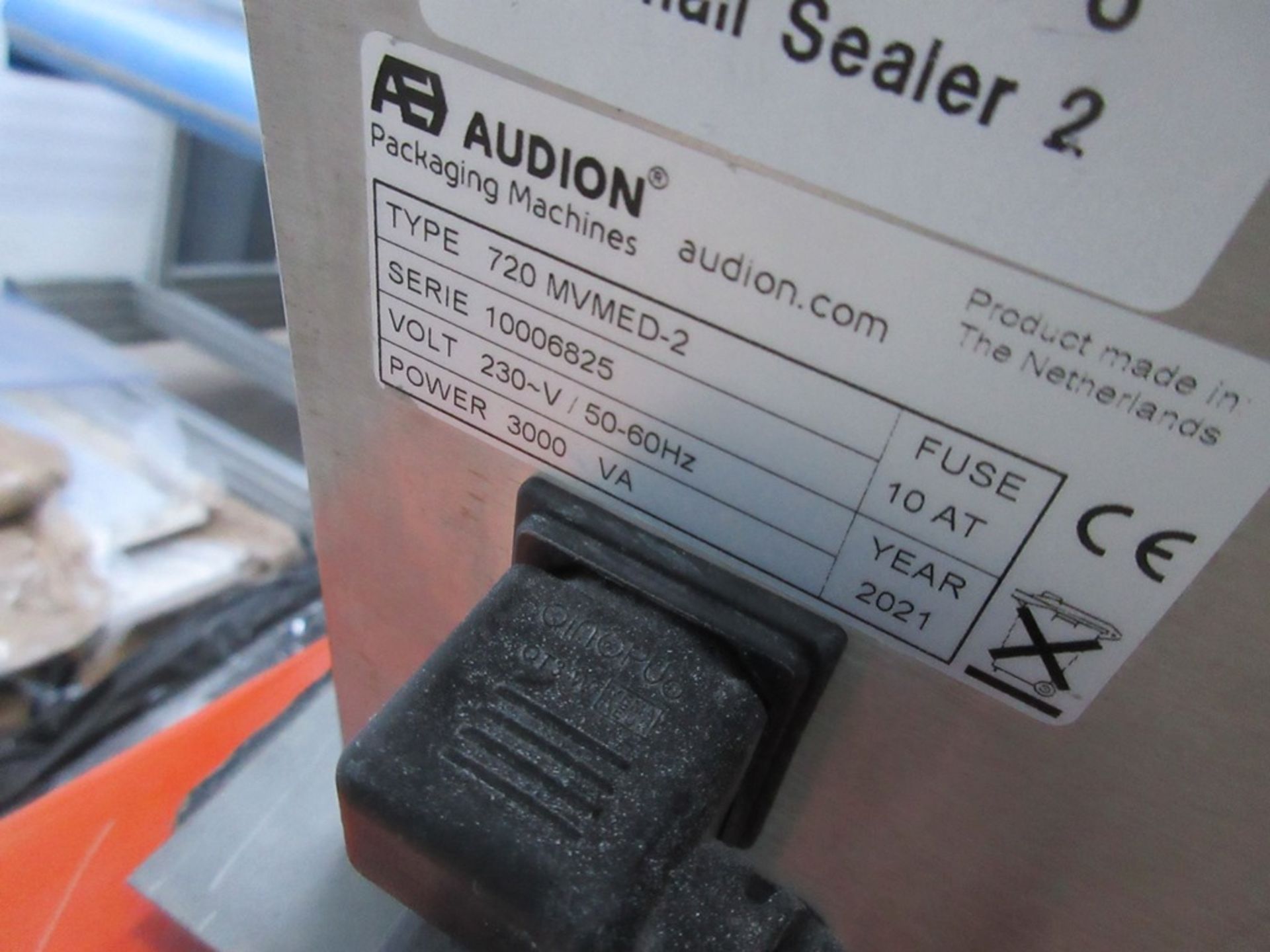 Audion 720 MVMED-2 heat sealer, 720mm width, serial no. 10006825 (2021) - Image 3 of 5