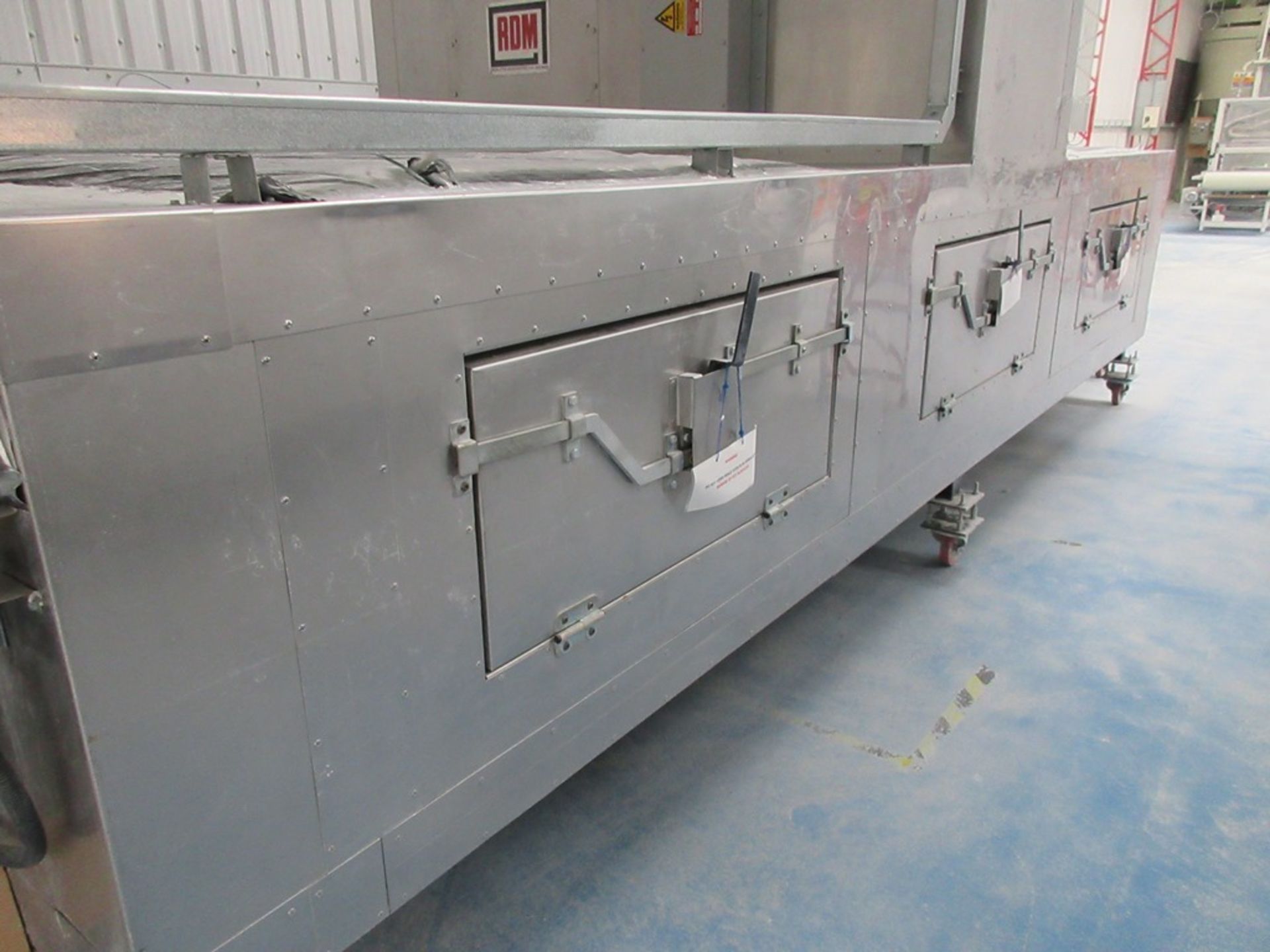 RDM SOP/63286 mobile through feed electric tunnel belt oven, serial no. SOP/63286 (2017) 40KW, - Image 5 of 9