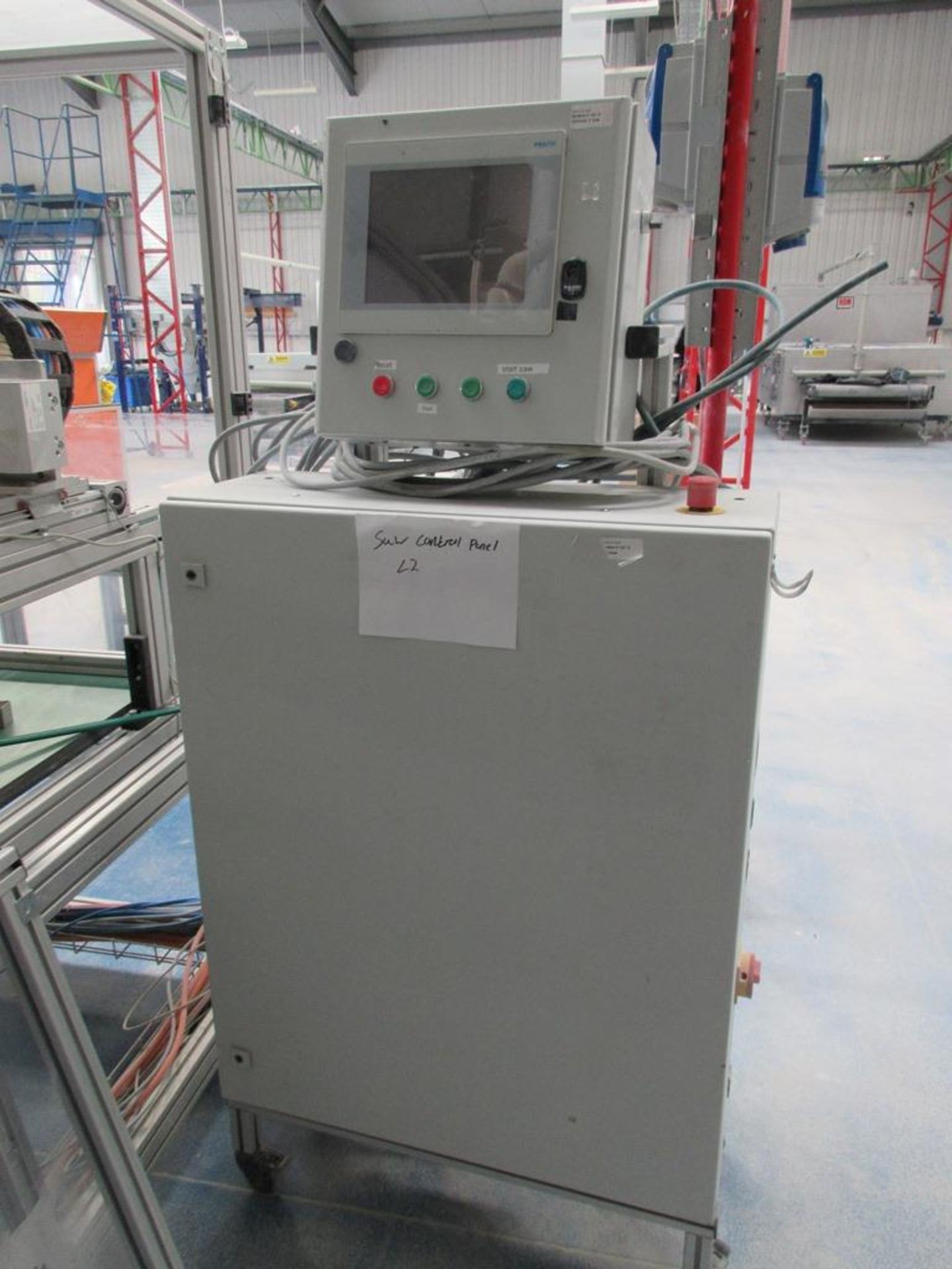 Gasbarre insulation board, 28 tonne electric press (no serial no.), bed size 680 x 980mm, working - Image 9 of 12