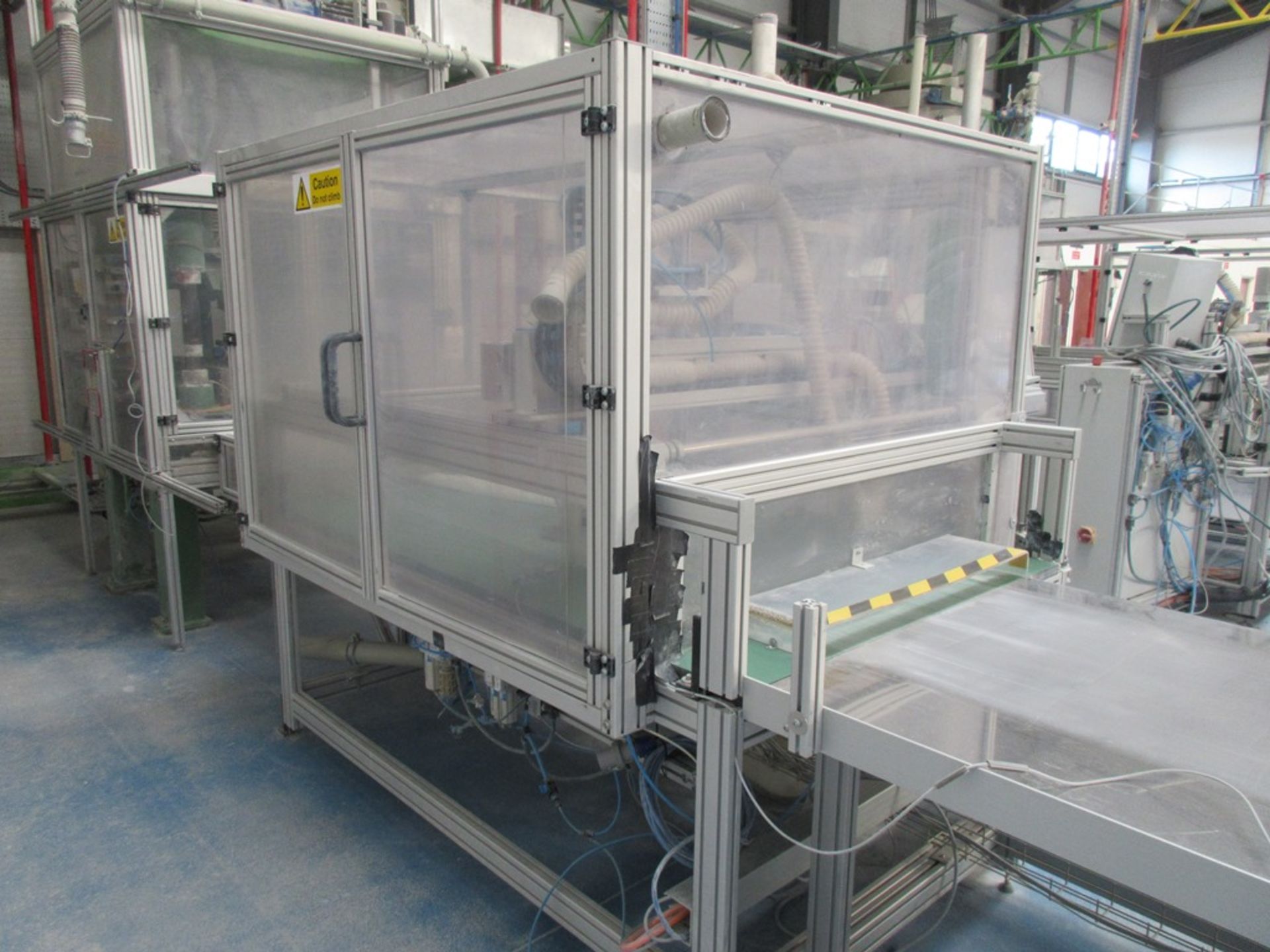 Gasbarre insulation board, 28 tonne electric press (no serial no.), bed size 680 x 980mm, working - Image 5 of 11