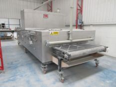 RDM SOP/63286 mobile through feed electric tunnel belt oven, serial no. SOP/63286 (2017) 40KW,