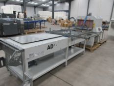 ADPak Smipack T650 heat shrink oven, serial no. 54996 (2015), 650 x 1300mm roller belt conveyor,