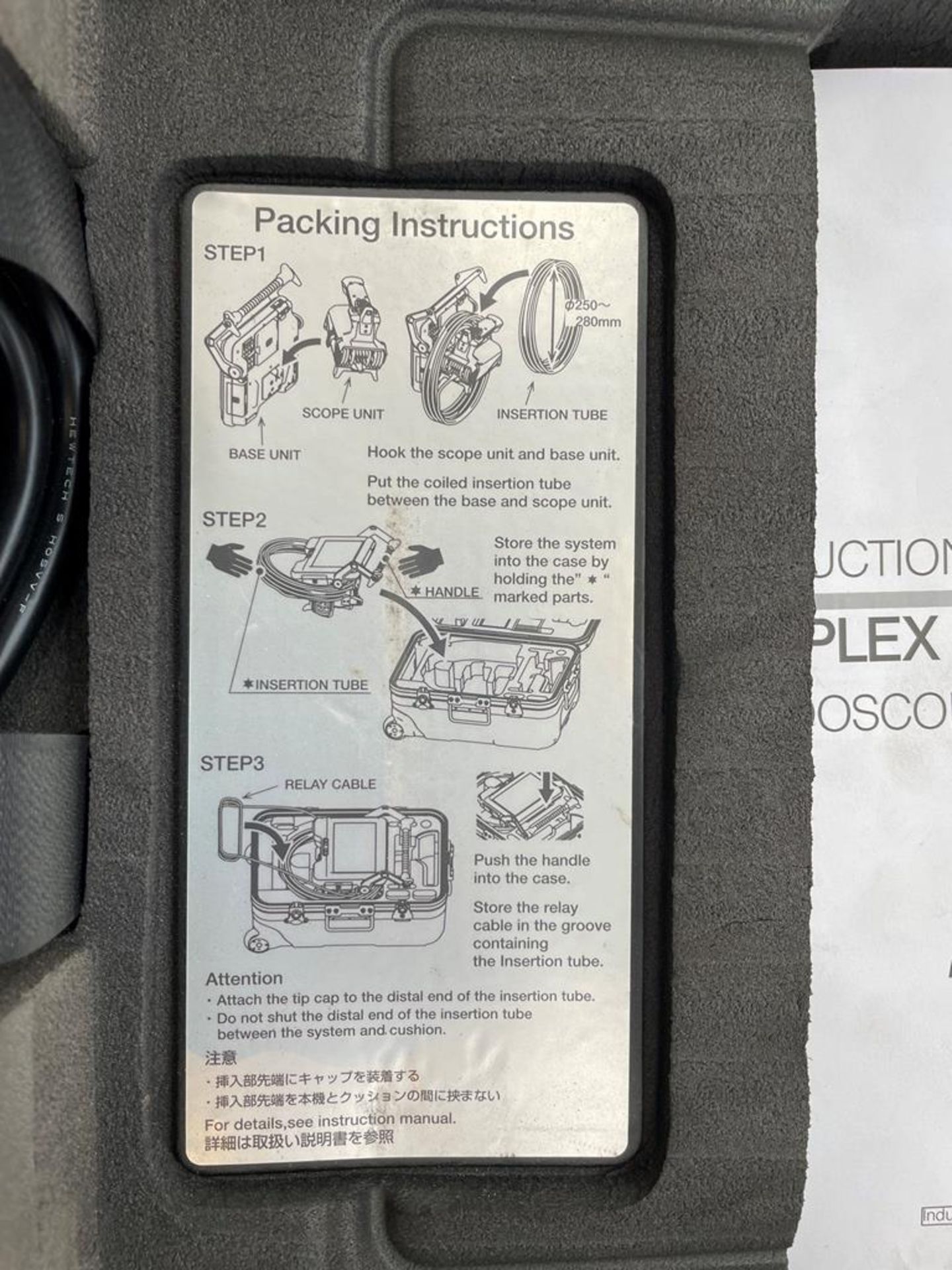 Complete Industrial Endoscope Set iPLEX IV9000g - Olympus - Image 10 of 23