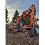 Doosan DX255LC-5 25.5t excavator, serial no. DHKCEBBXJJ0001613, Year: 2019, Hours: 4,894, Key: 1,