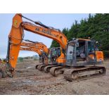 Doosan DX140LC-7 14t excavator, serial no. DHKCEBDTTM0001038, Year: 2021, hours: 2,074, Key: 1, with