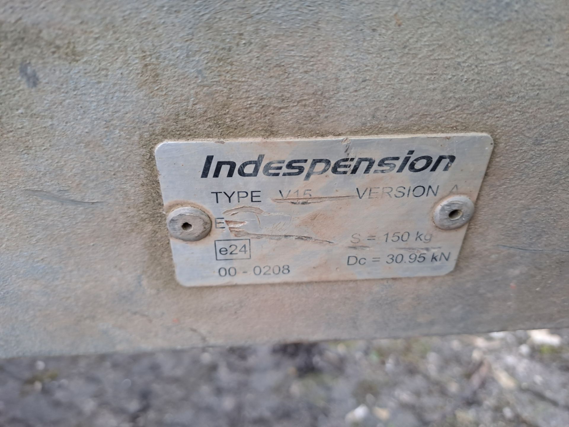 Indespension type V15 Version A twin axle plant trailer approx. 3600mm x 1700mm - Image 8 of 8