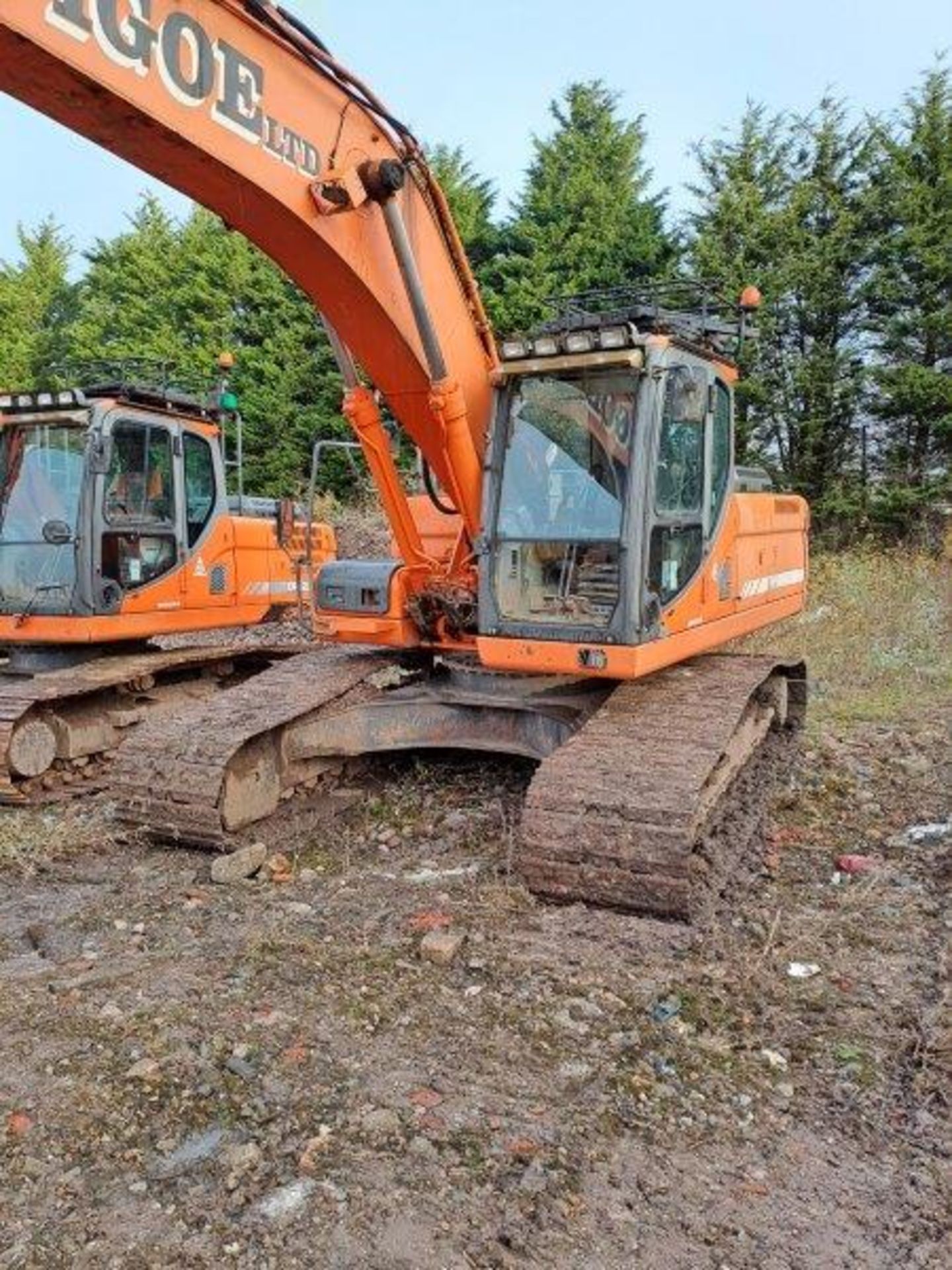 Doosan DX255LC-5 25.5t excavator, serial no. DWBHEDFOEC0050591, Year: 2012, Hours: 10,581, Key: 1, - Bild 3 aus 19