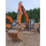 Doosan DX140LC-5 14t excavator, serial no. DHKCEBBRCG0001308, Year: 2017, Hours: 6,670, Key: 1, with