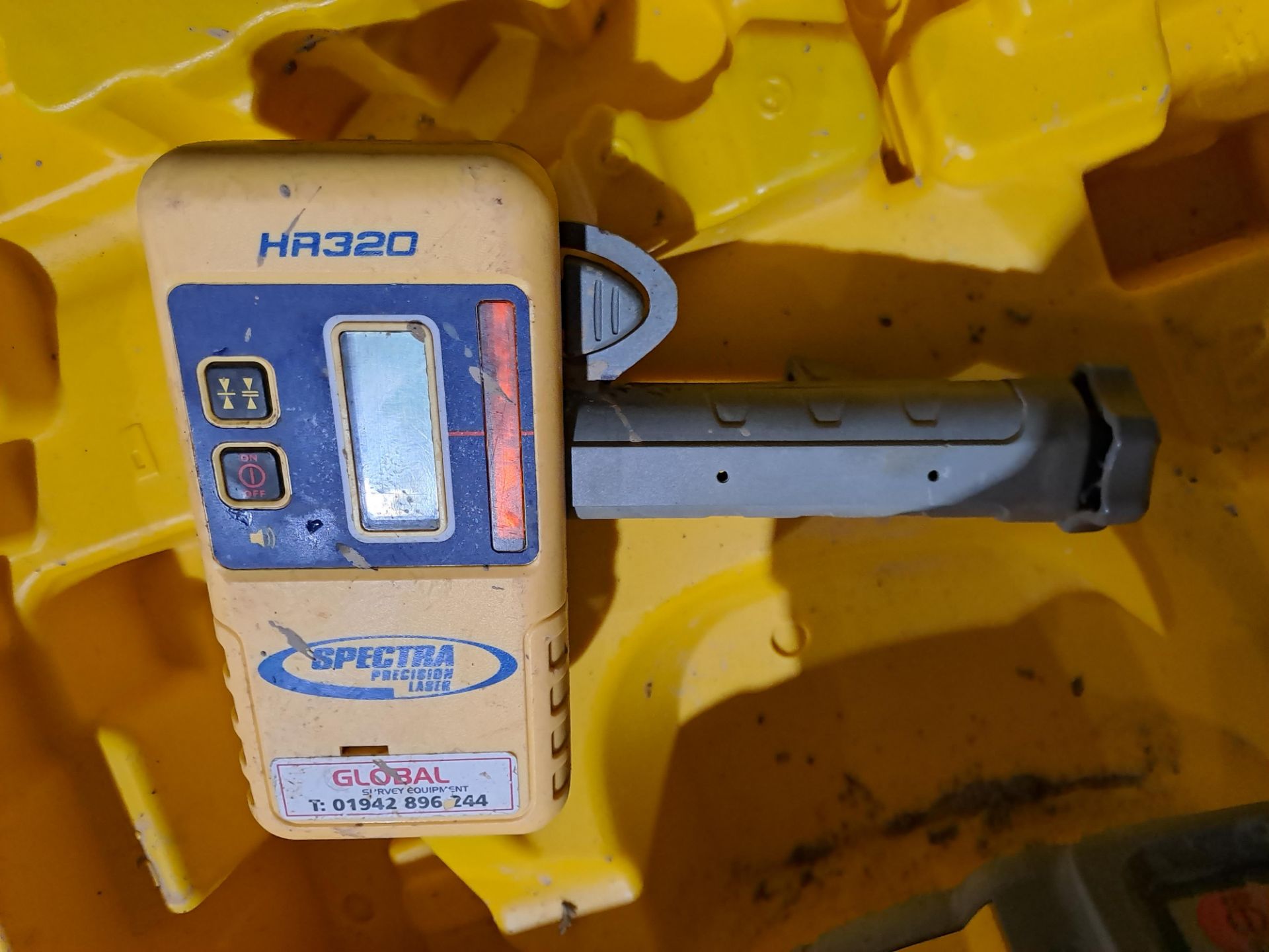 Trimble LL300N Spectra Precision laser level, serial no. 21173438, with Trimble HR320 detector, - Image 3 of 3
