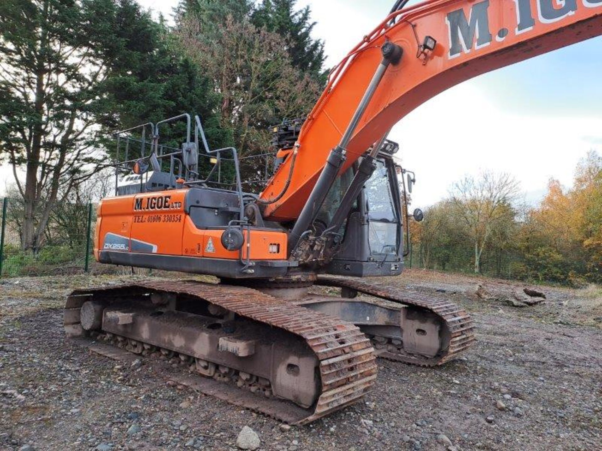 Doosan DX255LC-5 25.5t excavator, serial no. DHKCEBBXJH0001380, Year: 2018, hours: 7,221, Key: 1, - Bild 14 aus 23