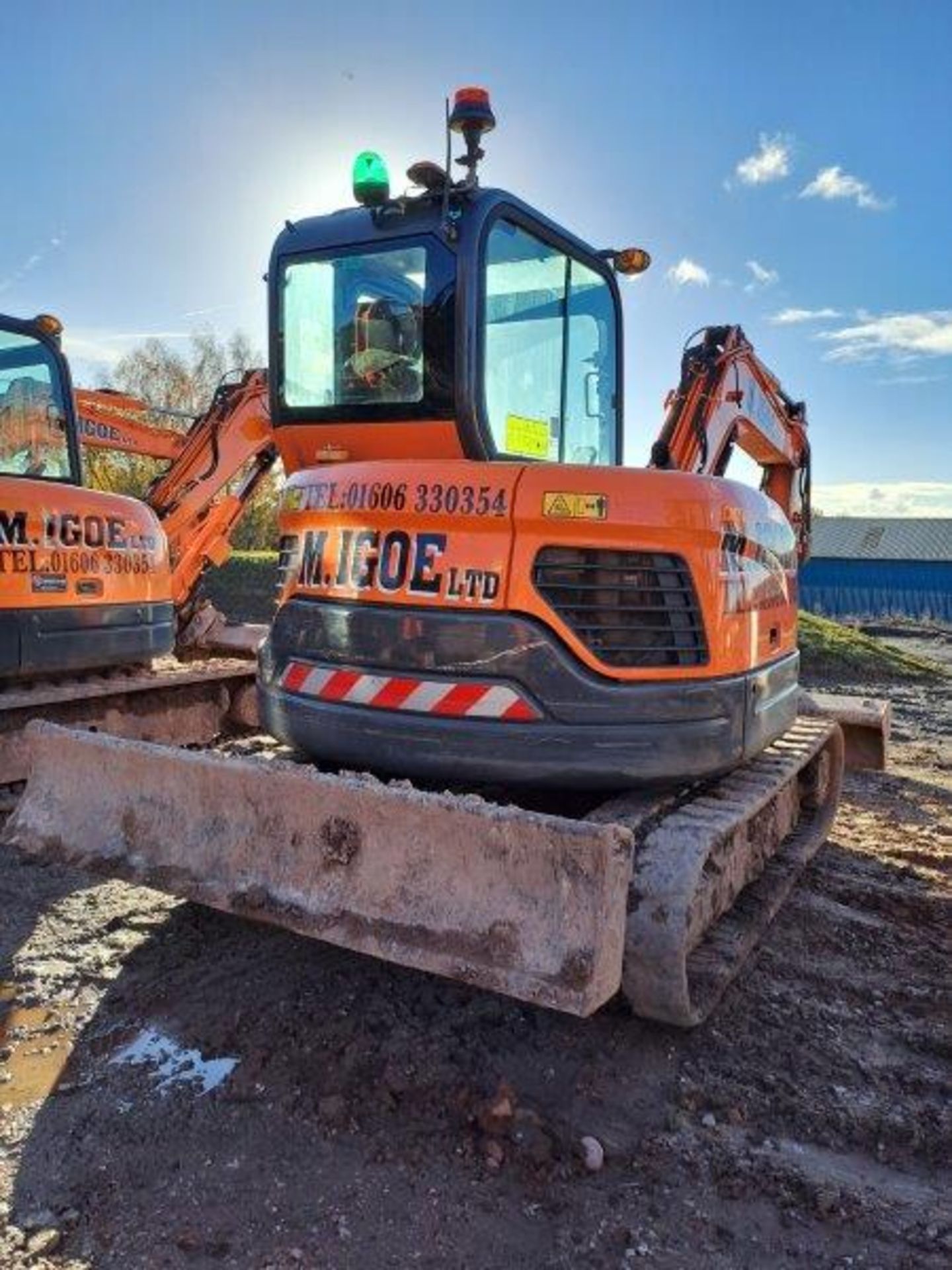 Doosan DX63-3 6t excavator, serial no. DHKCEAAYCK6002279, Year: 2021, hours: 2,764, Key: 1, with - Image 9 of 19