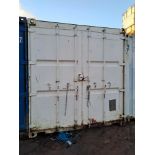 CIMA ICC-087L22G1G 20ft shipping container, serial no. TCCC18A 22256, year 2018