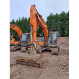 Doosan DX140LC-5 14t excavator, serial no. DHKCEBBRCH0001494, Year: 2017, Hours: 7,418, Key: 1, with