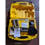 Trimble LL300N Spectra Precision laser level, serial no. 21317307, with Trimble HR320 detector,