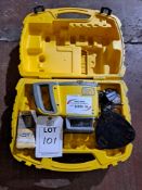Trimble LL300N Spectra Precision laser level, serial no. 21317307, with Trimble HR320 detector,