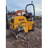 Terex TV1200 twin drum roller, serial no. SLBDTLOKOEG6CD2017, hours 529, with ROPS, green light,