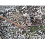 JCB Quick Hitch pickup excavator pallet forks, 50mm pins