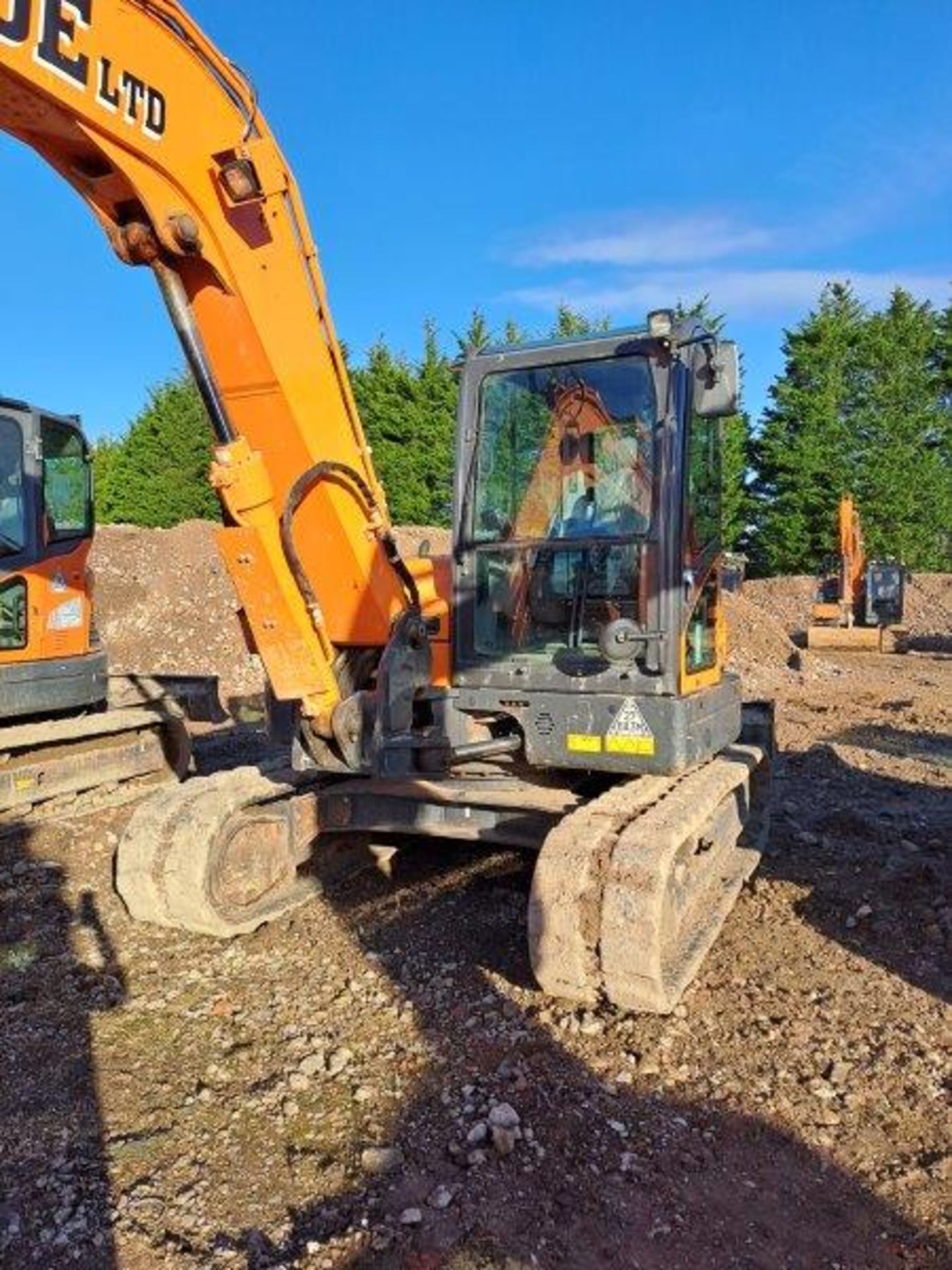 Doosan DX85R-3 8t excavator, serial no. DHKCEAAVAL6003078, Year: 2021, Hours: 2,740, Key: 1, with - Image 3 of 17