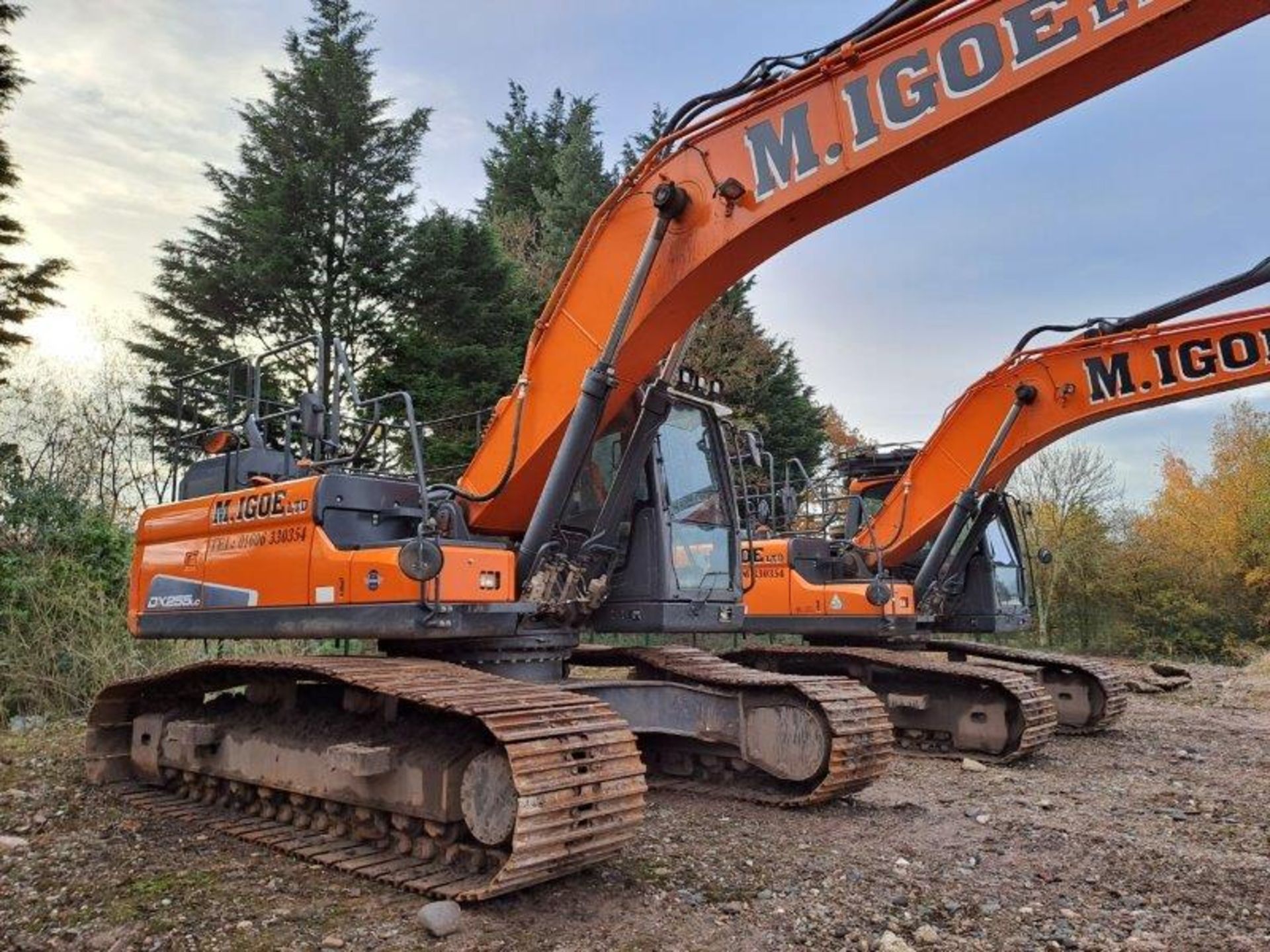 Doosan DX255LC-5 25.5t excavator, serial no. DHKCEBBXJJ0001613, Year: 2019, Hours: 4,894, Key: 1, - Image 2 of 20