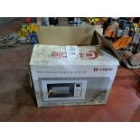 Caple CM20 stainless steel built in microwave oven & grill, boxed