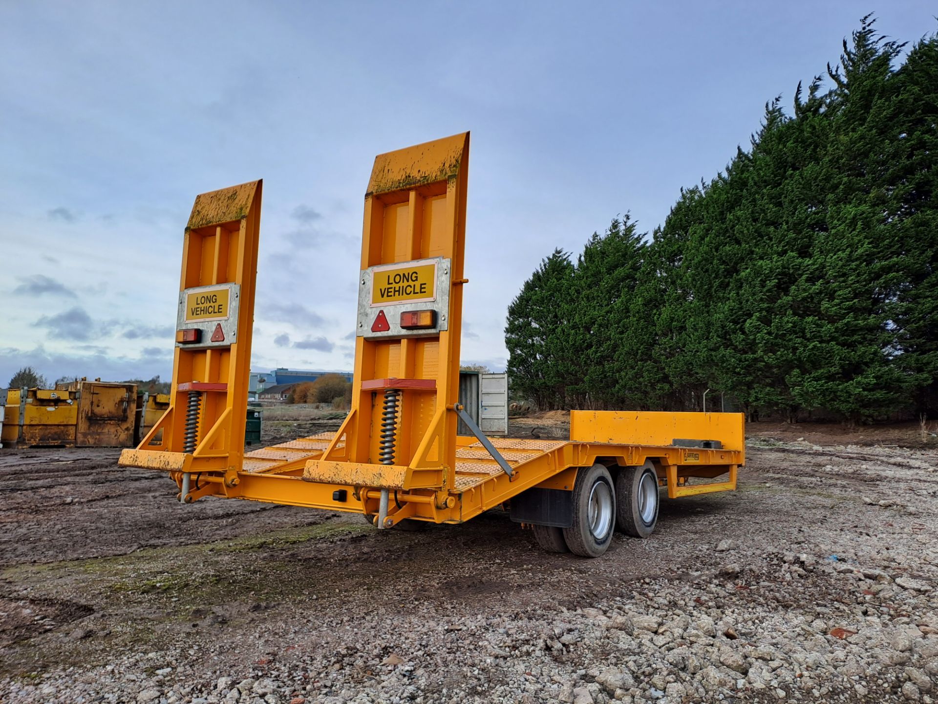 Barford L22 twin axle low loader beavertail plant trailer, serial no. SH-L22-S-A-444, Build No. - Image 5 of 7