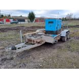 Indespension type V15 Version A twin axle plant trailer approx. 3600mm x 1700mm