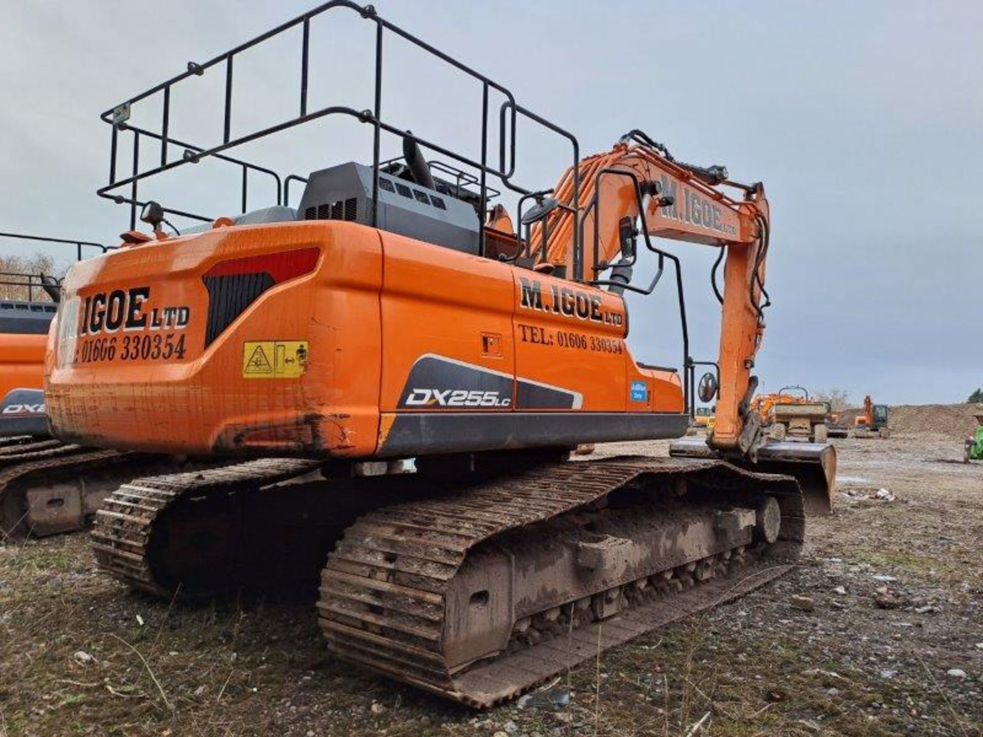 Doosan DX255LC-5 25.5t excavator, serial no. DHKCEBBXLK0001747, Year: 2021, hours: 2,752, Key: 1, - Image 10 of 23