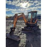 Hyundai ROBE X27z-9 excavator, serial no. HHKHMK02PD0000519, year 2013, Keys: 1, with blade, green