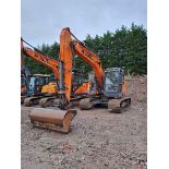 Doosan DX140LCR-5 14t excavator, serial no. DXCCEBBSTJ0020042, Year: 2019, Hours: 4,963, Key: 1,