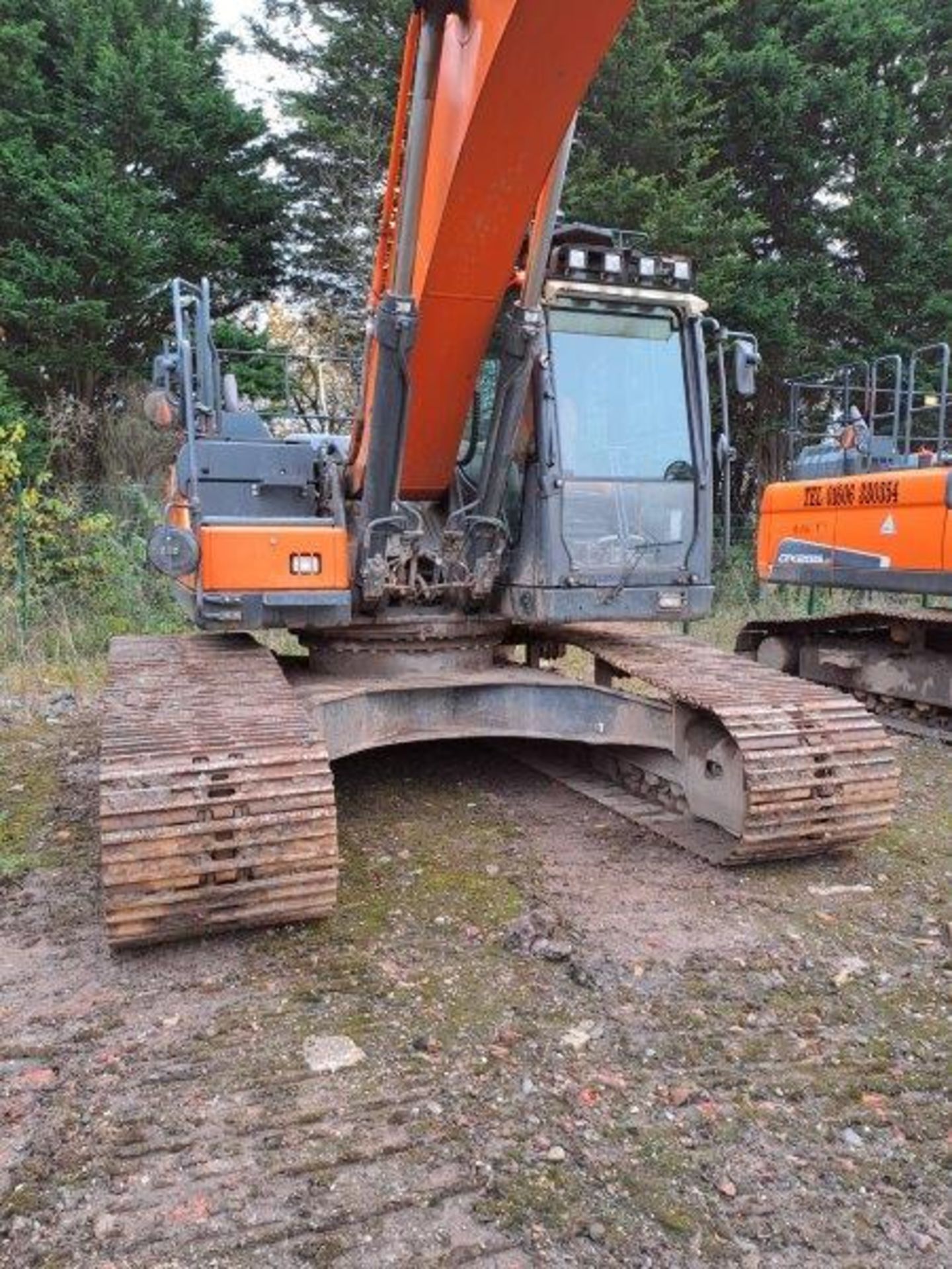 Doosan DX255LC-5 25.5t excavator, serial no. DHKCEBBXAH0001366, Year: 2017, Hours: 6,194, Key: 1, - Image 15 of 21