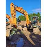 Doosan DX85R-3 8t excavator, serial no. DHKCEAAVAL6003078, Year: 2021, Hours: 2,740, Key: 1, with