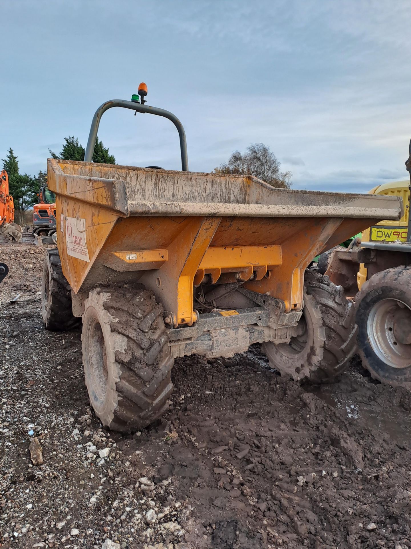 Terex TA6S 6t dumper, serial no. MS2555, Year: 2011, Hours: Unknown, with ROPS, green light,