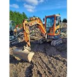 Doosan DX27Z 3t excavator, serial no. DHKCEAABKI6006964, Year: 2020, Key: 1, with blade, breaker