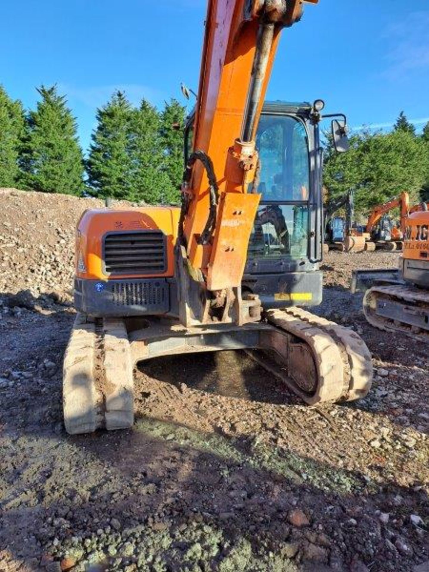 Doosan DX85-3 8t excavator, serial no. DHKCEAAVCH6001915, Year: 2018, Hours: , Key: 1, with blade, - Bild 15 aus 20