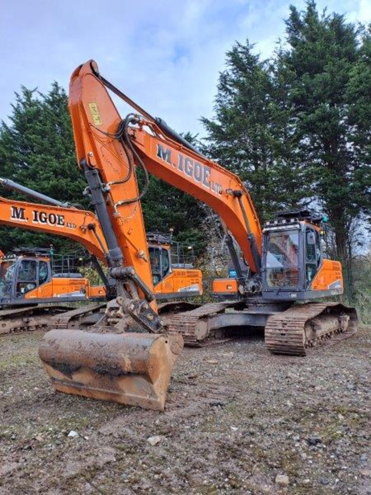 Doosan DX255LC-5 25.5t excavator, serial no. DHKCEBBXLK0001747, Year: 2021, hours: 2,752, Key: 1, - Image 2 of 23