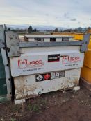 Western Global 30TCG-GLB bunded skid mounted fuel tank, serial no. D73341205, capacity 2980 ltrs,