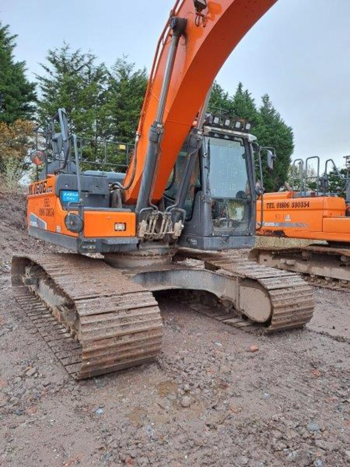 Doosan DX225LC-5 25.5t excavator, serial no. DHKCEBBUT2J0002021, Year: 2018, Hours: 5,430, Key: 1, - Image 12 of 20