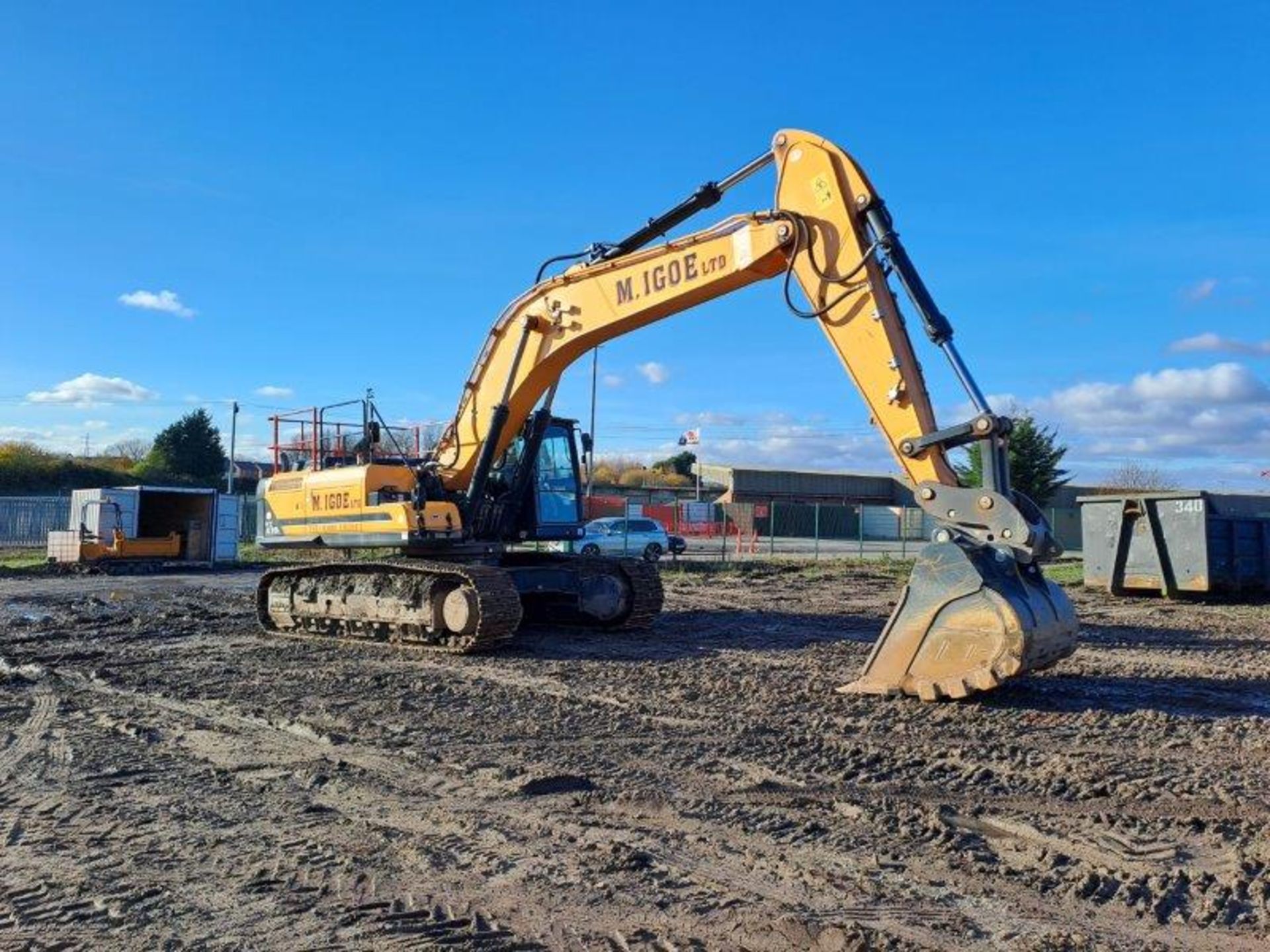 Hyundai HX430L 43t excavator, serial no. HHKHKC01CE0000027, Year: 01/2021, hours: 379, Key: 1, - Image 2 of 26