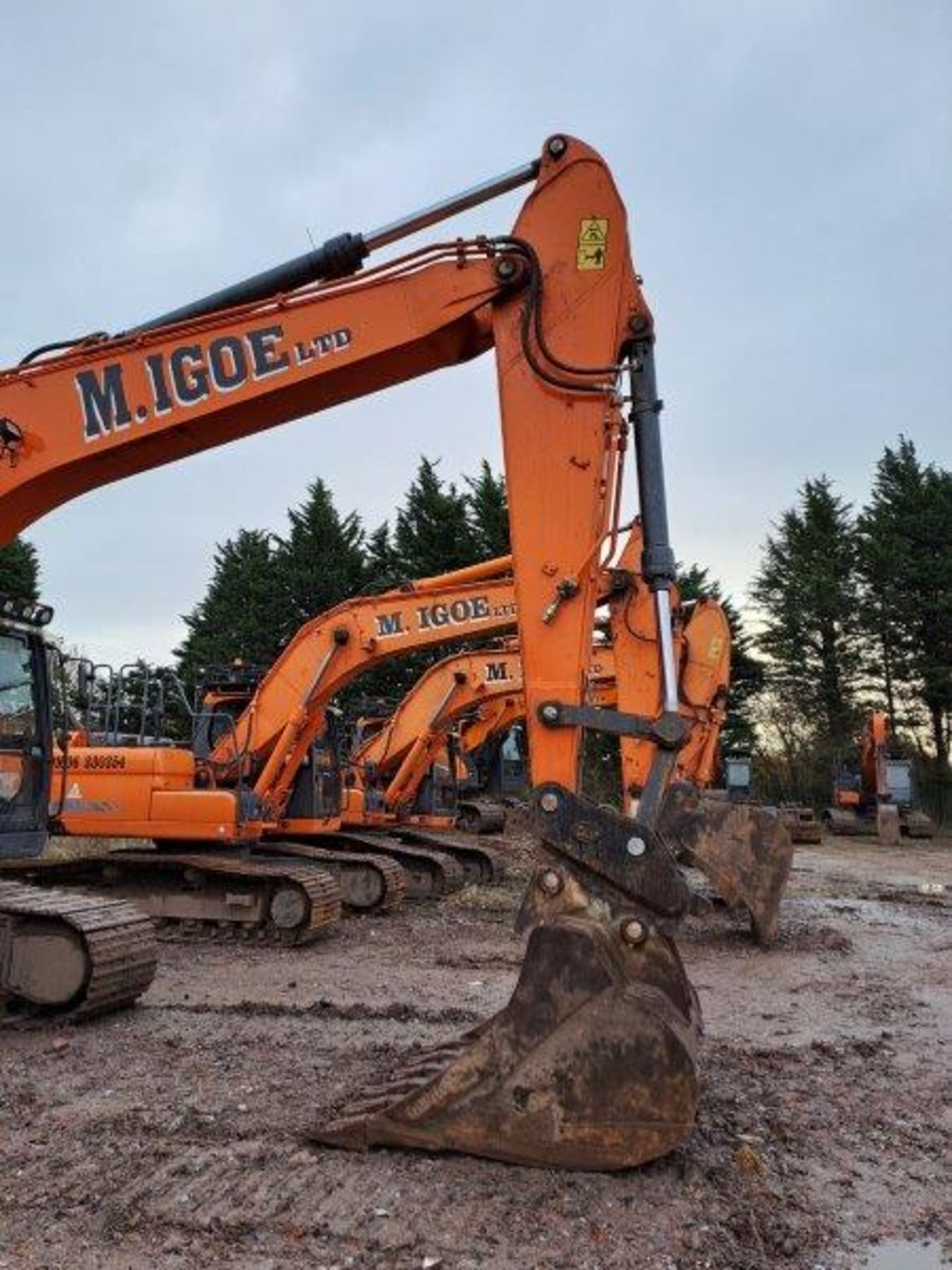 Doosan DX225LC-5 25.5t excavator, serial no. DHKCEBBUT2J0002021, Year: 2018, Hours: 5,430, Key: 1, - Image 14 of 20