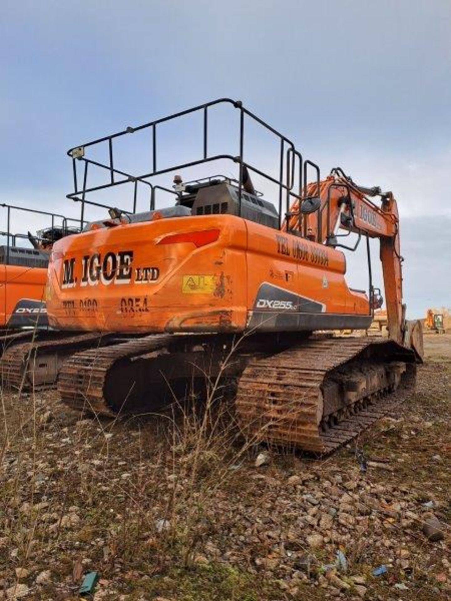 Doosan DX255LC-5 25.5t excavator, serial no. DHKCEBBXCG0001329, Year: 2017, Hours: 9,115, Key: 1, - Image 10 of 20