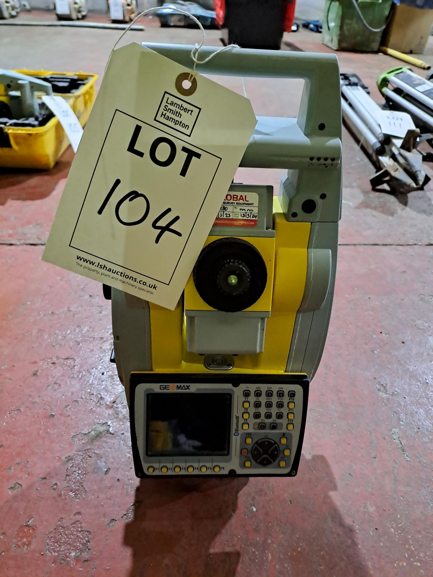 GeoMax Ag ZTR82 Zoom 90 Series robotic total station, serial no. 4008115, Art no. 834473, year 2018, - Image 2 of 3