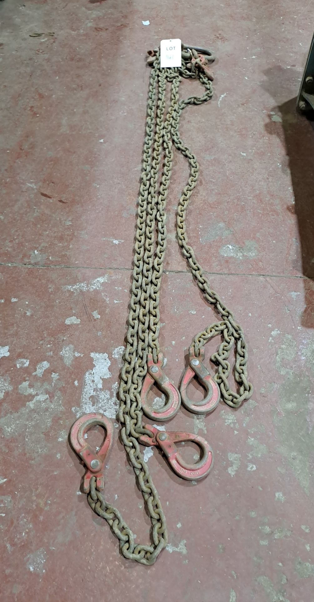 4-leg lifting chain, length approx. 2500mm NB: This item has no record of Thorough Examination. - Image 2 of 2