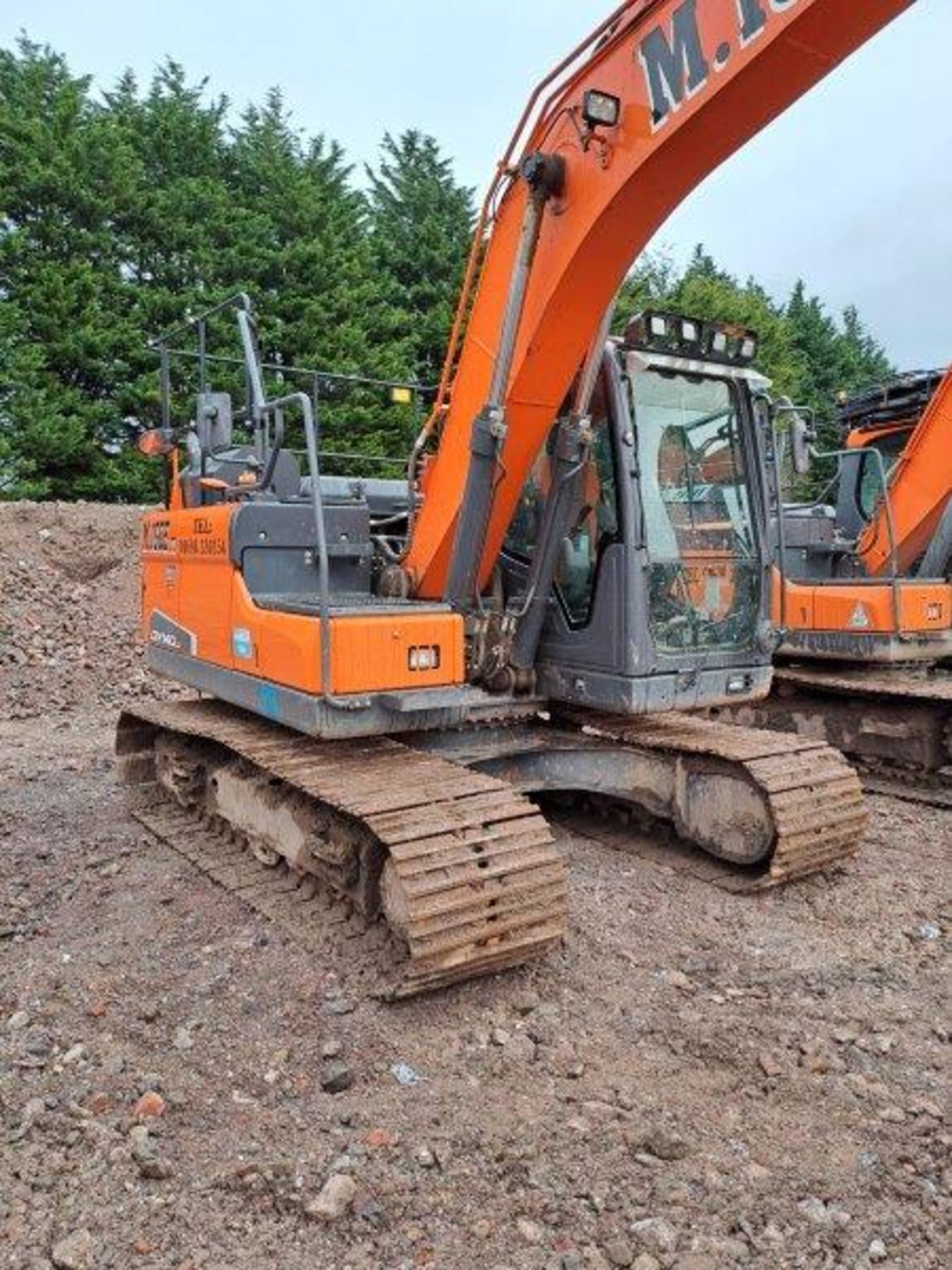 Doosan DX140LC-5 14t excavator, serial no. DXCCEBBREK0020165, Year: 2019, Hours: 4,687, Key: 1, with - Image 13 of 22