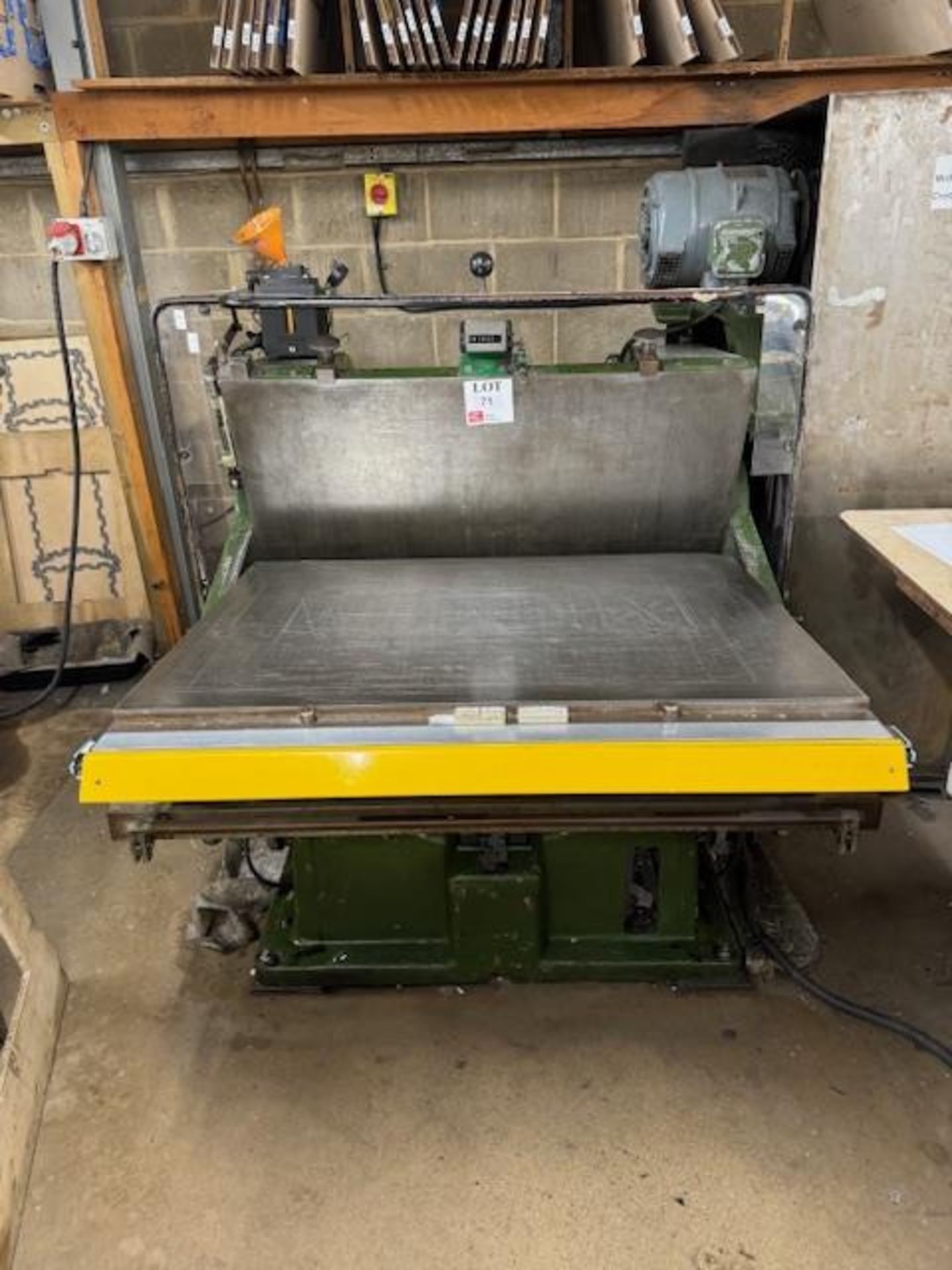 Crosland TXA middle platen press, machine number TXAH 2508-67 with control unit - Image 2 of 5