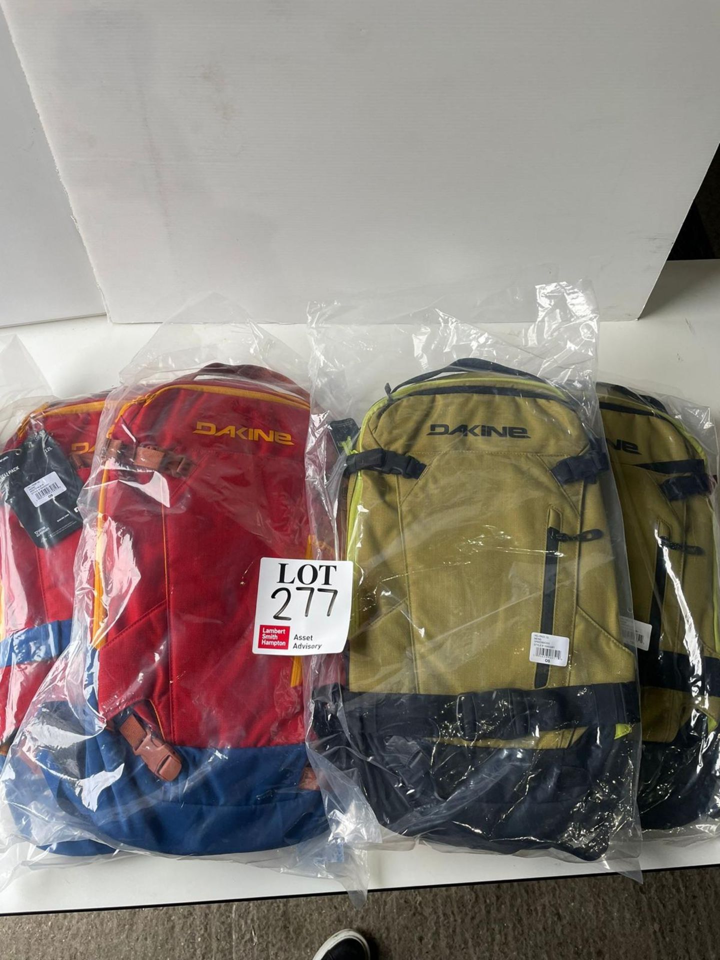 Four Dakine backpacks