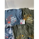 Dakine mens t-shirts, 2 blue XL, 2 green L / green XL