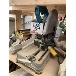 Two Makita bench type circular cut off saws and a Makita circular saw