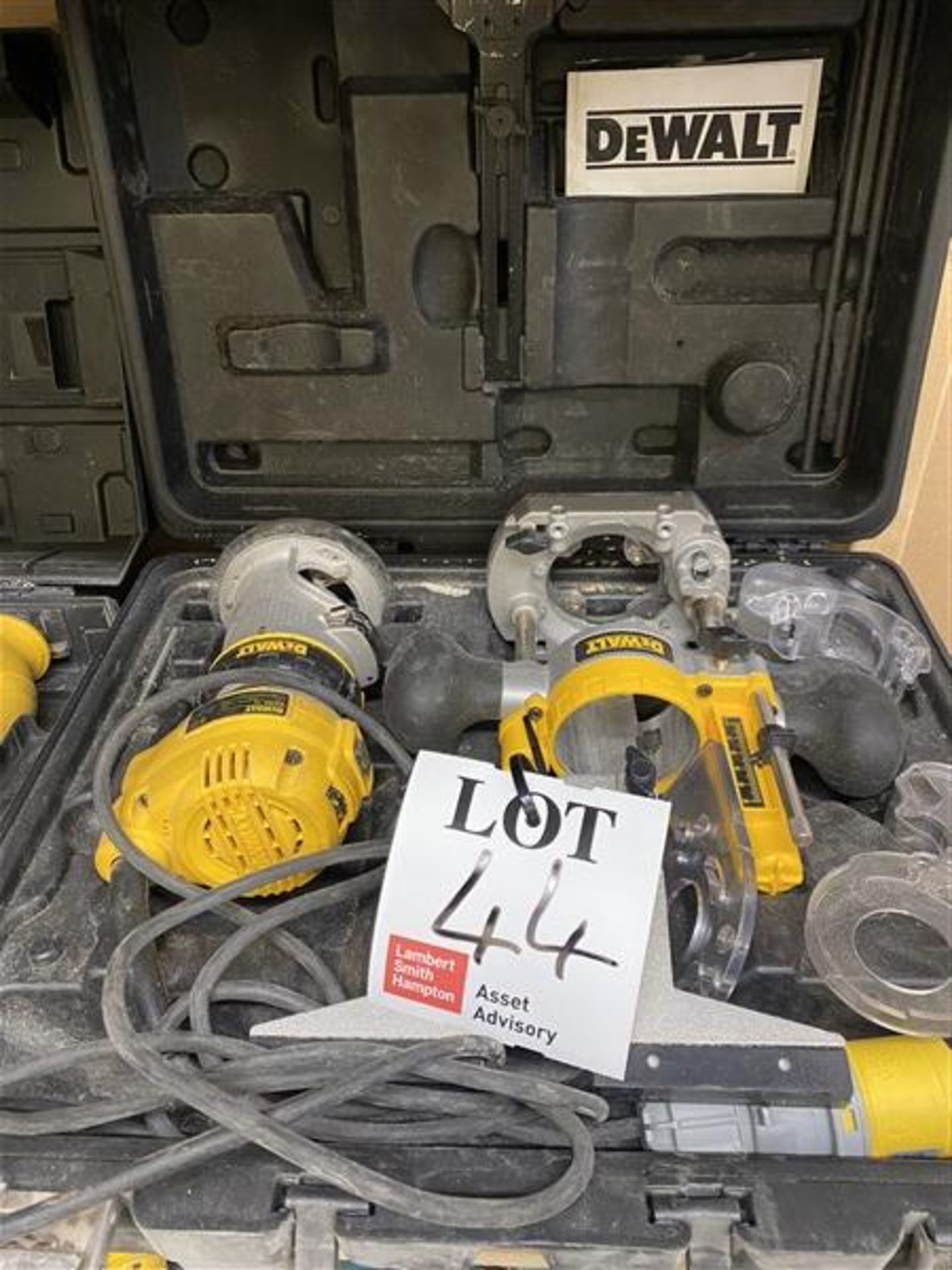 DeWalt D25033K hammer drill and a DeWalt D26204 110V router