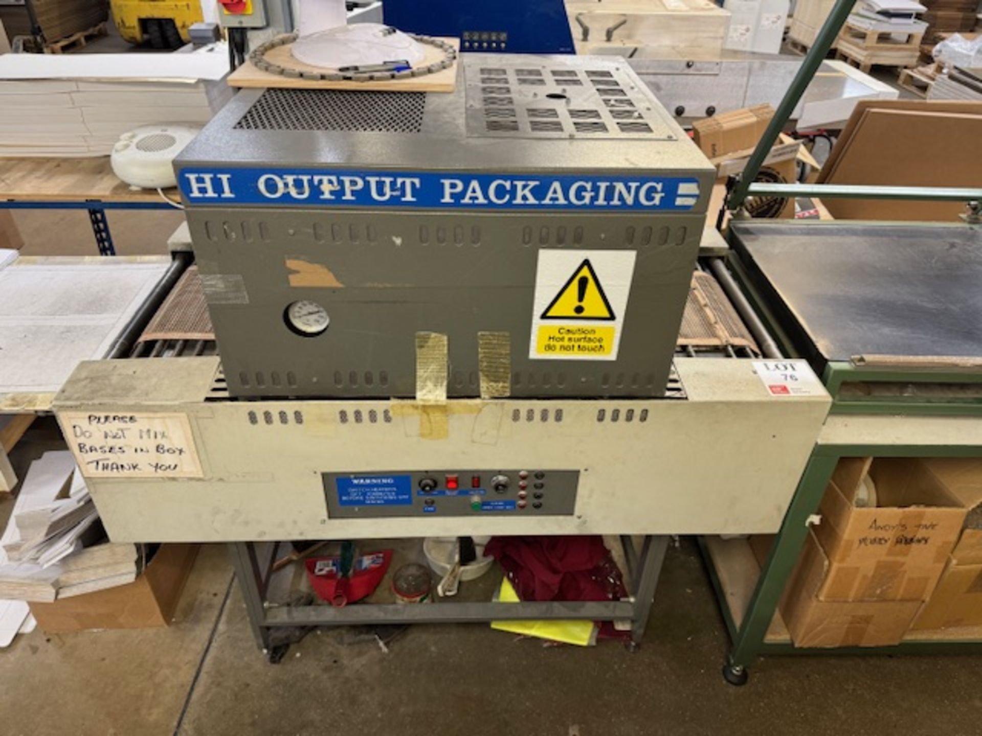 Hi output packaging heat sealing unit with L560/60B heat sealing and dispensing unit S/N LS2013 - Image 2 of 6